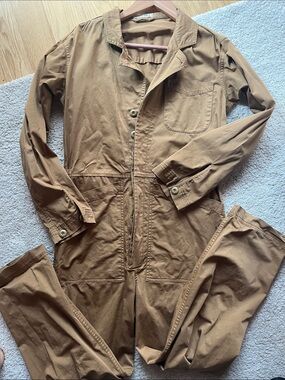 Alex Mill  coverall jumpsuit - tobacco